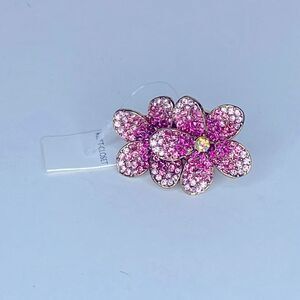 Gold/Pink rhinestone (adjustable) ring from RESET-CLOSET